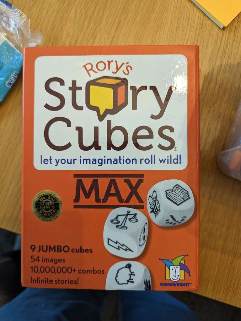 Storycubes are great for workshops