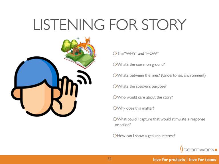 Listening for Story over Data